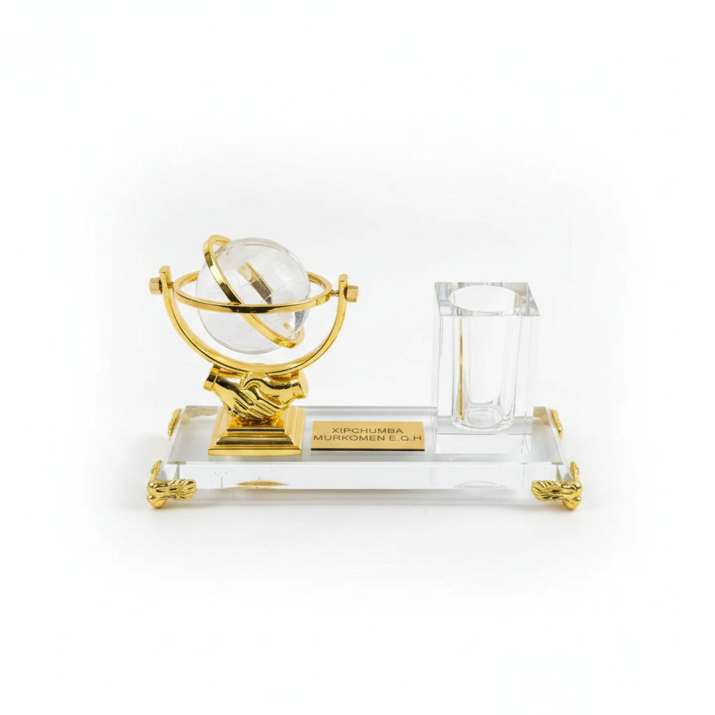 Global Executive Crystal Desk Organiser Desk organizer Desktop Organizers