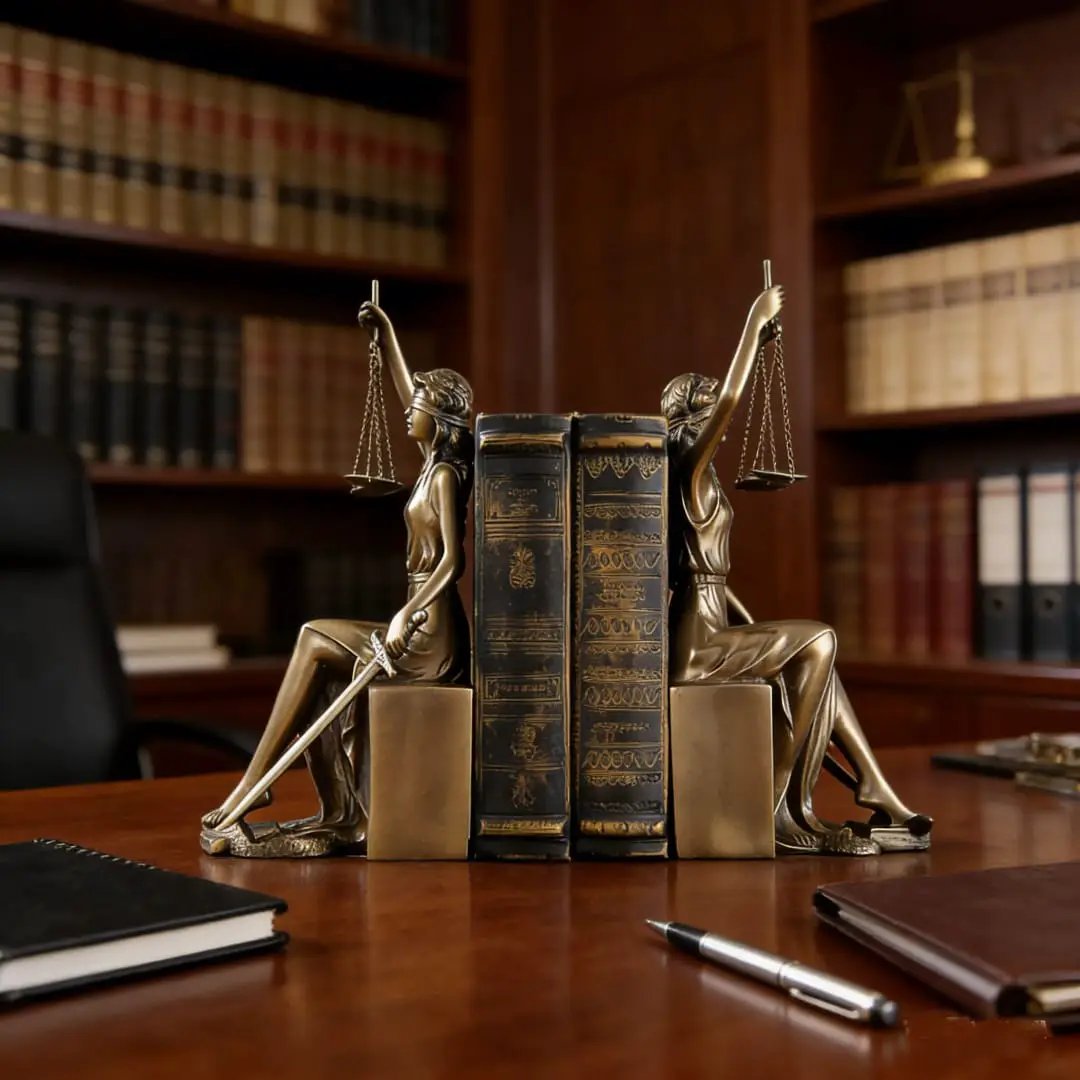 Lady Justice Bookend Statues Bookend Bookends