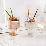 Snow Mountain Tulip Crystal Glass Cup Glassware Tumblers