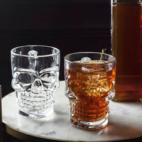 Heavy Duty Skull Glass Mug 490ml Glassware Mugs
