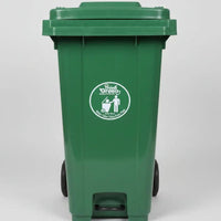 Heavy-Duty Mobile Plastic Waste Bin 240L Cleaning Equipment Trash Cans