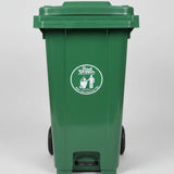 Heavy-Duty Mobile Plastic Waste Bin 240L Cleaning Equipment Trash Cans
