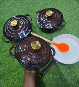 7pcs Enamel Cast Iron Cooking Pot Set Cookware Cookware Sets