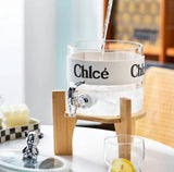 Nordic Borosilicate Glass Drinks Dispenser Drinks Dispensers Serving Pitchers & Carafes