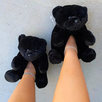 Giant Teddy Bear Plush Indoor Slippers Fashion Accessories Slippers