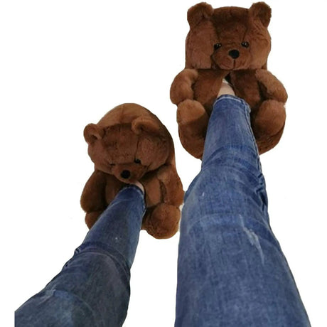 Giant Teddy Bear Plush Indoor Slippers Fashion Accessories Slippers