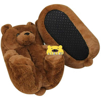 Giant Teddy Bear Plush Indoor Slippers Fashion Accessories Slippers