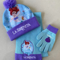 Kids Cartoon Princess Winter Set Baby & Kids Baby & Children's Hats