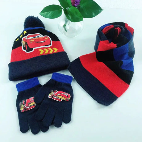 Kids Cartoon Princess Winter Set Baby & Kids Baby & Children's Hats