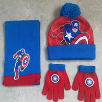 Kids Cartoon Princess Winter Set Baby & Kids Baby & Children's Hats