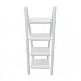 3-Layer Metallic Ladder Shelf Shelving & Storage Ladder Bookcases & Shelves