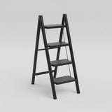 3-Layer Metallic Ladder Shelf Shelving & Storage Ladder Bookcases & Shelves