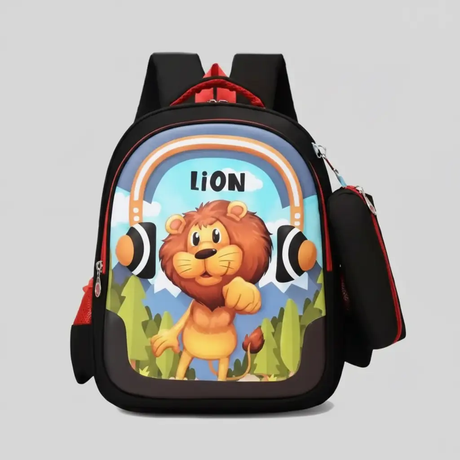 3D Cartoon Kids Backpack 2-Piece Set Baby & Kids School Backpacks