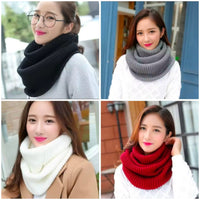 Warm Knitted Infinity Scarf Fashion Accessories Scarves & Shawls