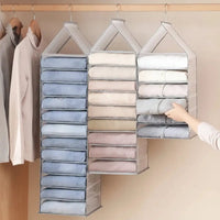 Foldable Hanging Closet Organizer Bag Home Storage & Organization Closet Organizers