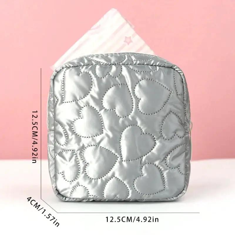Candy Color Glossy PU Cosmetic Bag Bags & Accessories Makeup Bags
