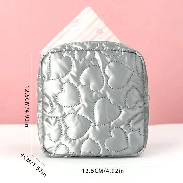 Candy Color Glossy PU Cosmetic Bag Bags & Accessories Makeup Bags