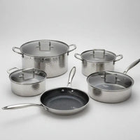 Uakeen VK56 Triple S/S Cookware Set 9pc Cookware Cookware Sets