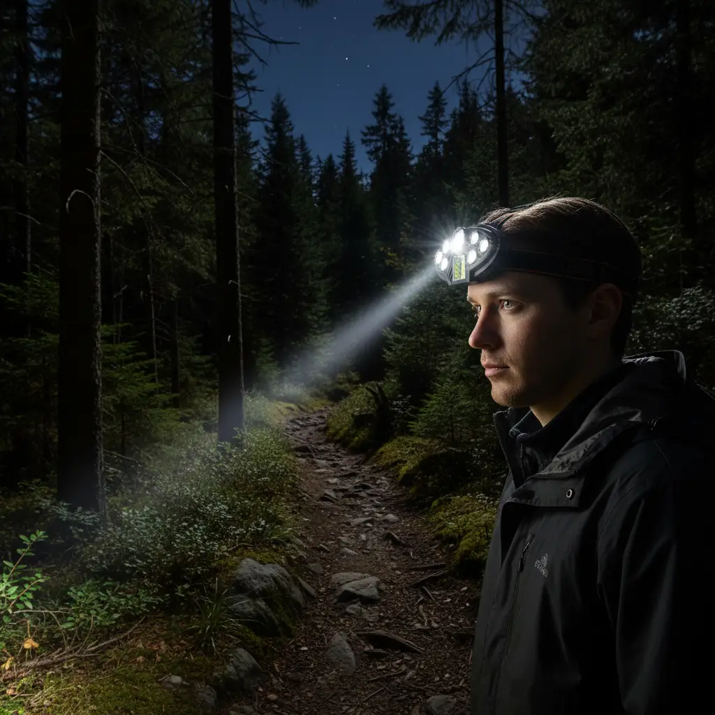 F-T26 7-LED USB Rechargeable Headlamp Outdoor & Lighting Camping Lights & Lanterns