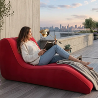 S-Shaped Inflatable Sofa Furniture Outdoor Sofas