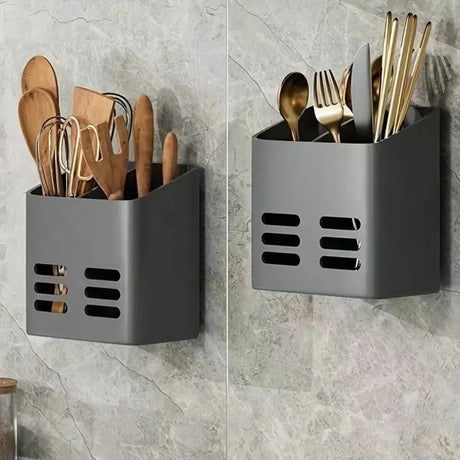Punch-Free Storage Box Wall-Mounted Caddies