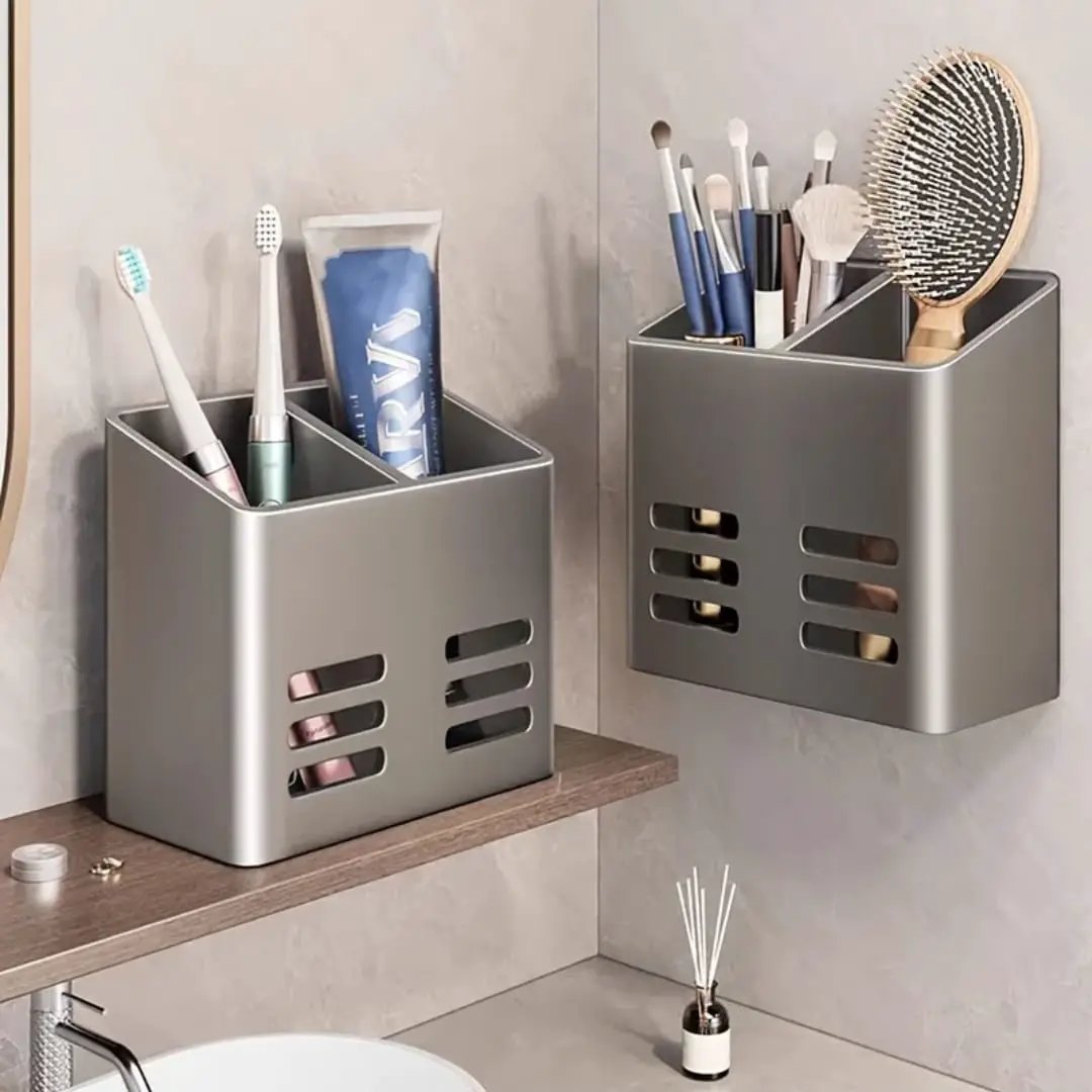 Punch-Free Storage Box Wall-Mounted Caddies