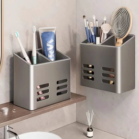 Punch-Free Storage Box Wall-Mounted Caddies