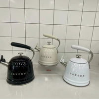 Uakeen Retro Whistling Kettle Kettles Stovetop Kettles