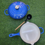 3 Pcs Enamel Cast Iron Cooking Pot Set Cookware Cookware Sets