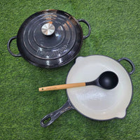 3 Pcs Enamel Cast Iron Cooking Pot Set Cookware Cookware Sets
