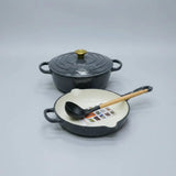 3 Pcs Enamel Cast Iron Cooking Pot Set Cookware Cookware Sets