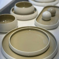 Dinner Set For Six 27 Piece Elegant European double glazed Porcelain Dinner set Kitchen & Dining Dinnerware Sets