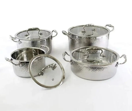 8-Piece Triply Stainless Steel Cookware Set Cookware & Kitchen Cookware Sets