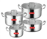 8-Piece Triply Stainless Steel Cookware Set Cookware & Kitchen Cookware Sets