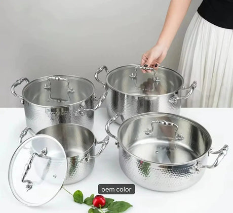 8-Piece Triply Stainless Steel Cookware Set Cookware & Kitchen Cookware Sets