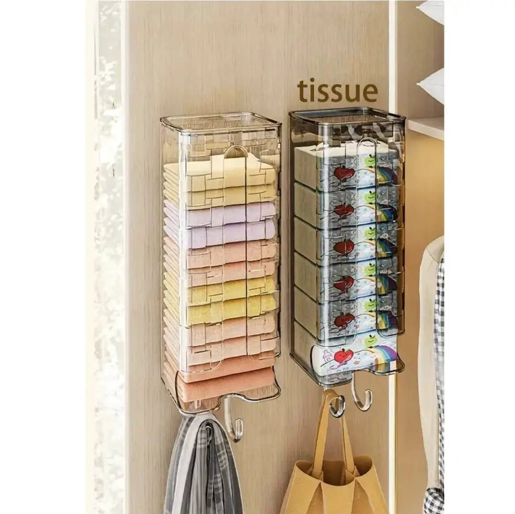 Wall-Mounted Socks & Underwear Storage Box Closet Organizers