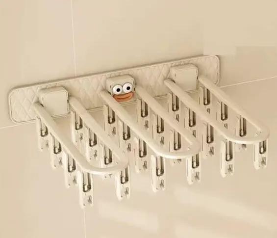 24 Clip Wall Folding Cloth Hanger Drying Hangers