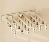 24 Clip Wall Folding Cloth Hanger Drying Hangers