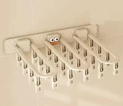 24 Clip Wall Folding Cloth Hanger Drying Hangers