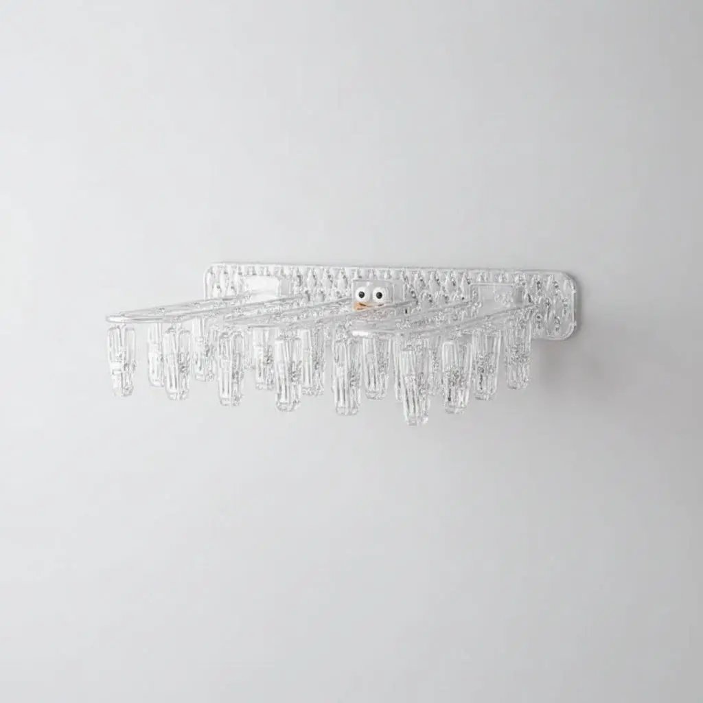 24 Clip Wall Folding Cloth Hanger Drying Hangers