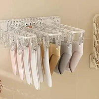 24 Clip Wall Folding Cloth Hanger Drying Hangers