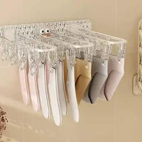 24 Clip Wall Folding Cloth Hanger Drying Hangers