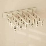 24 Clip Wall Folding Cloth Hanger Drying Hangers