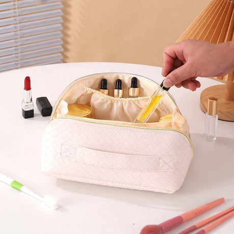 Woven Texture Pillow Cosmetic Bag Bags & Accessories Makeup Bags