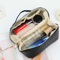 Woven Texture Pillow Cosmetic Bag Bags & Accessories Makeup Bags