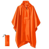Unisex Adult Rain Poncho with Cap Outdoor & Travel Ponchos