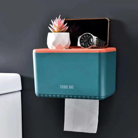 Wall-Mounted Toilet Paper Holder Box Bathroom Accessories Toilet Paper Holders
