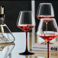 Burgundy Crystal Wine Glass Glassware Wine Glasses