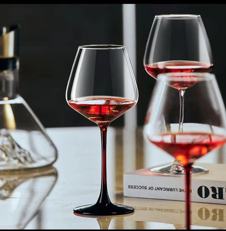 Burgundy Crystal Wine Glass Glassware Wine Glasses