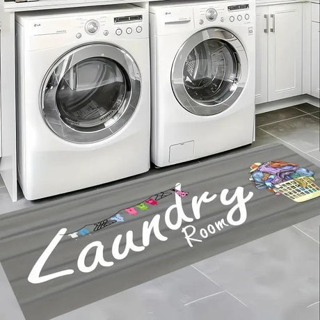Anti-Slip Laundry Room Mat 120×40cm Home Décor Bath Mats & Rugs